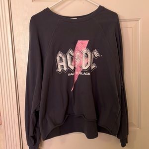 AC/DC crewneck sweater. Size large